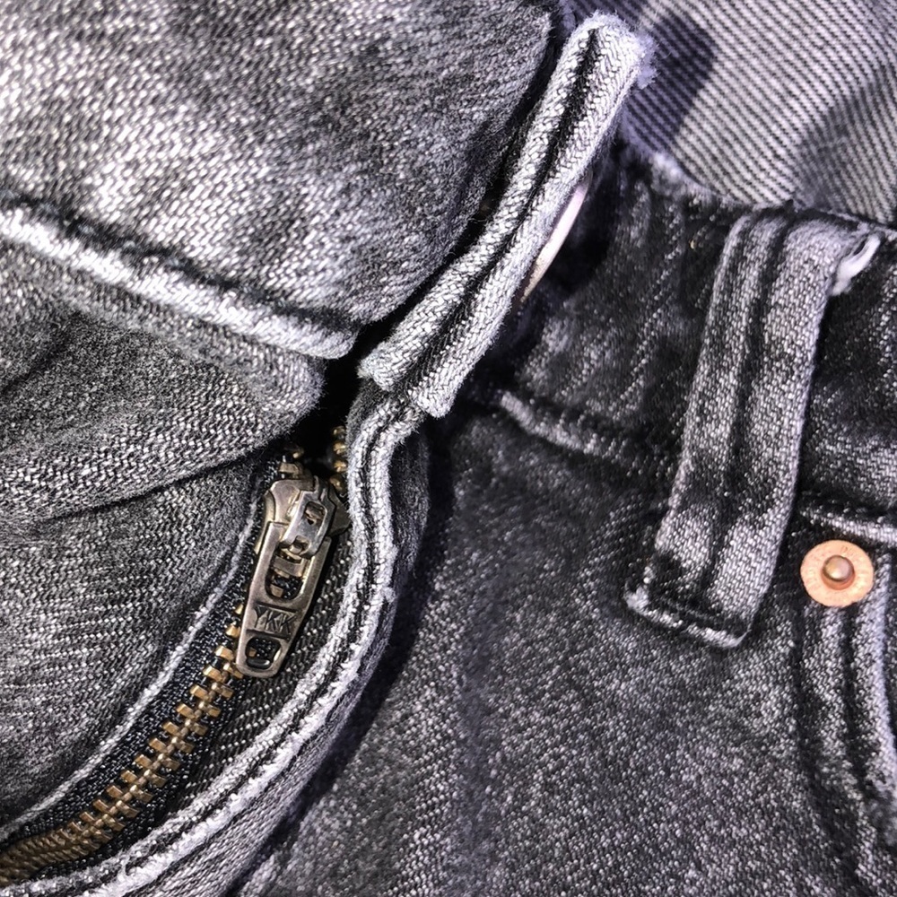 BDG Urban Outfitters black distressed jean skirt - Picture 7 of 9